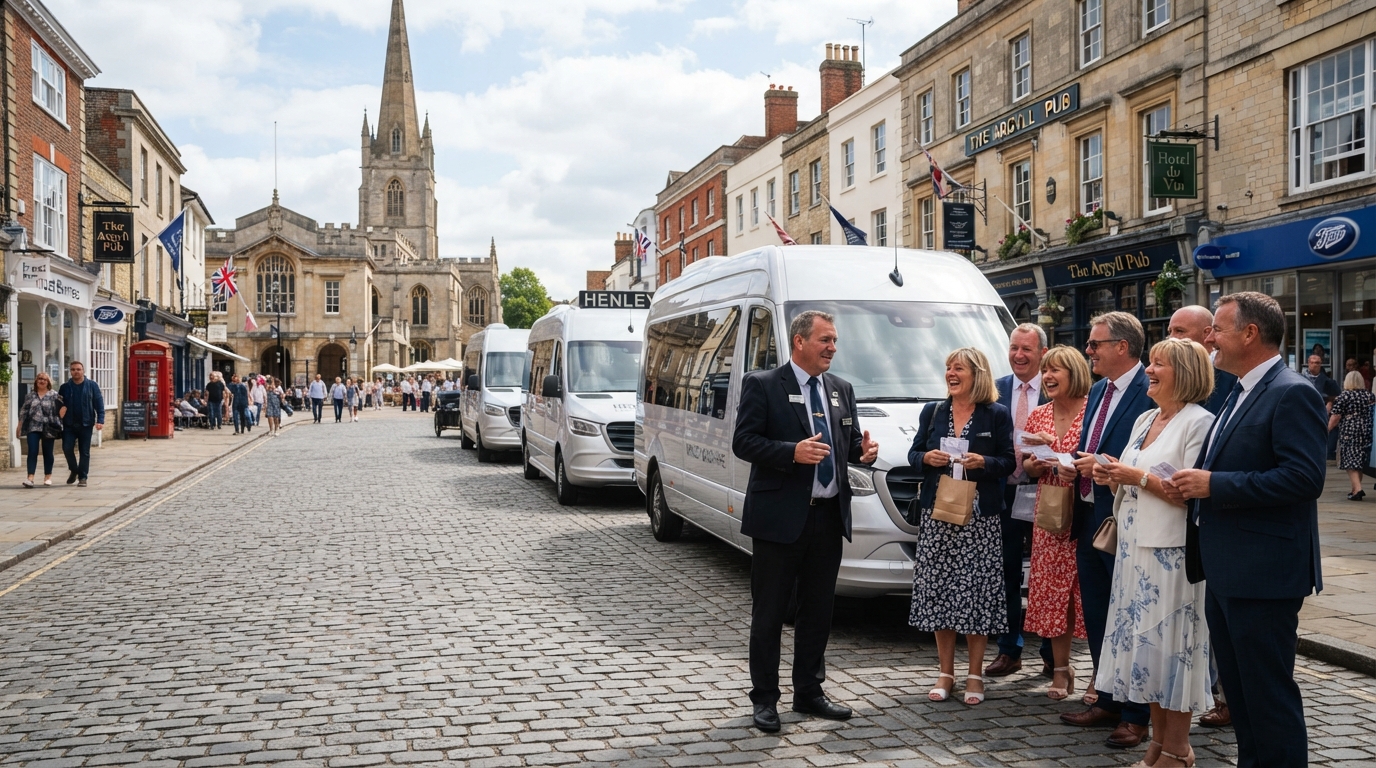 private hire minibus with chauffeur
