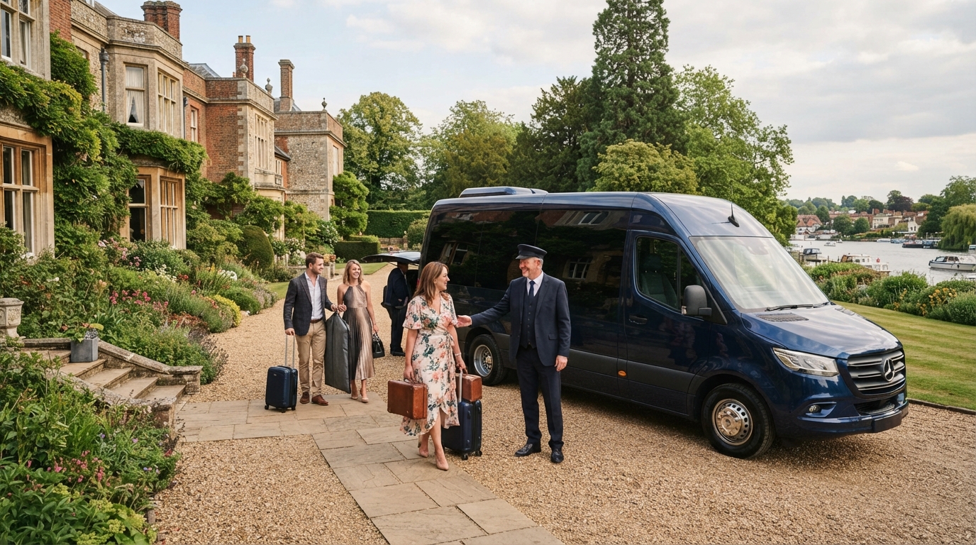 private hire minibus with chauffeur